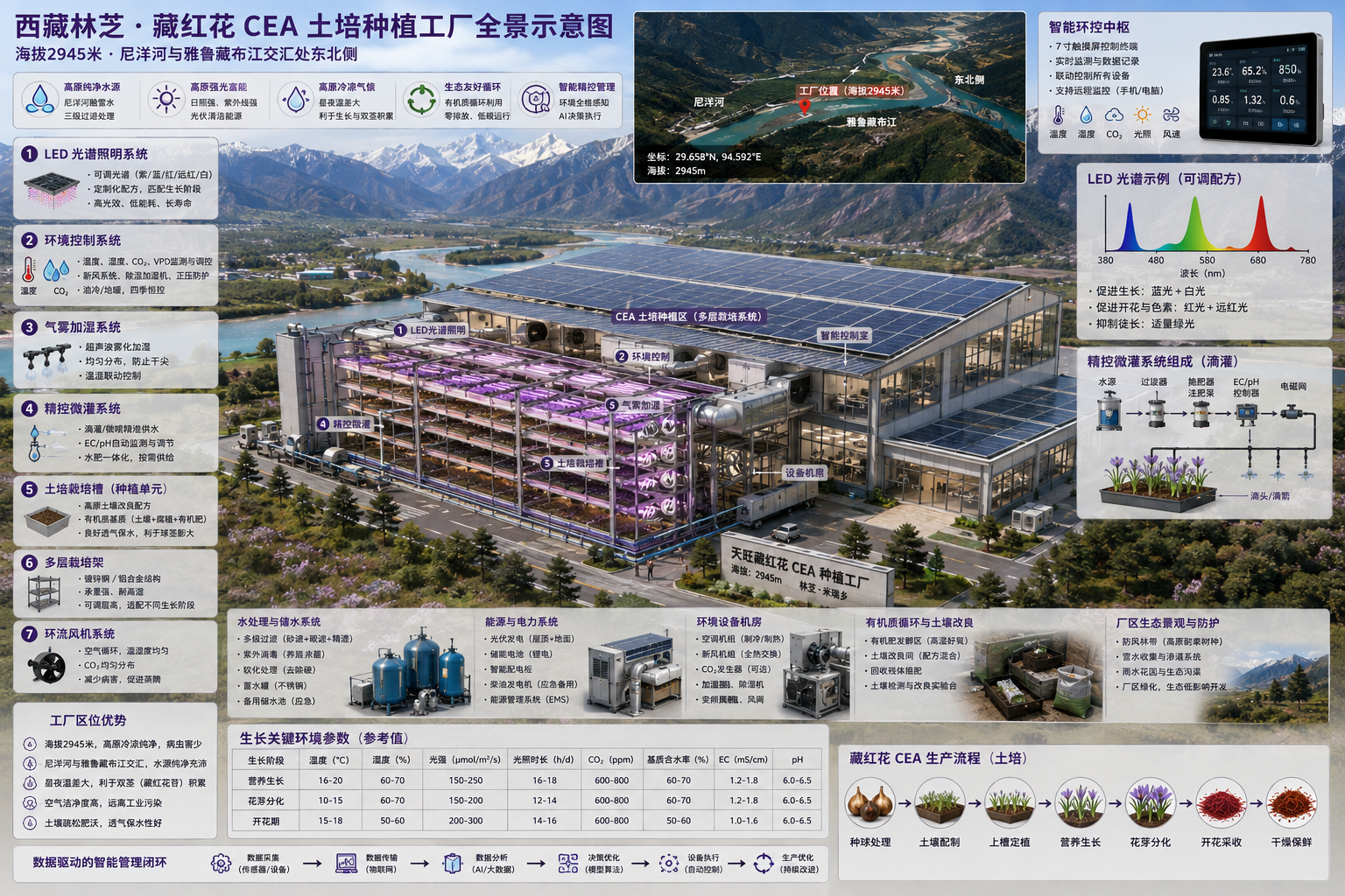 天旺藏红花 CEA 基地概念设计蓝图